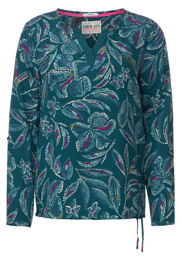 CECIL Bluse mit Multicolorprint