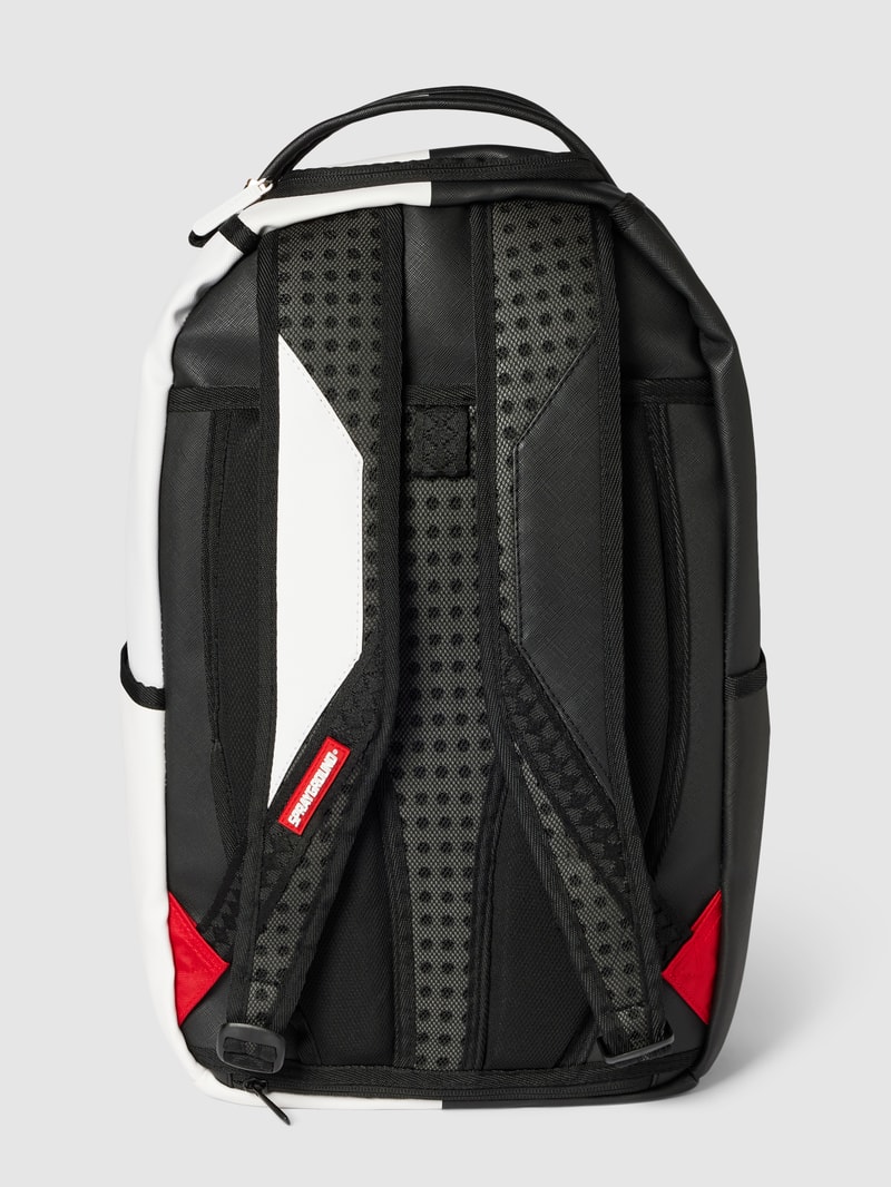 Rucksack mit Motiv-Print Modell 'SHARK' in weiß