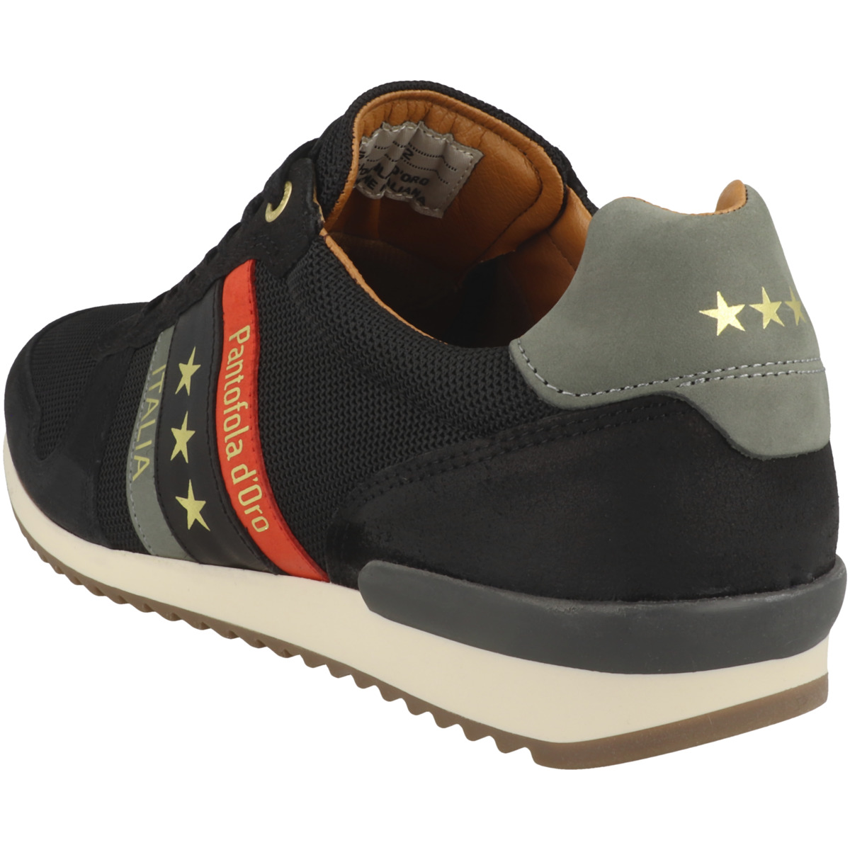 Pantofola d Oro Rizza N Uomo Low Sneaker Low schwarz