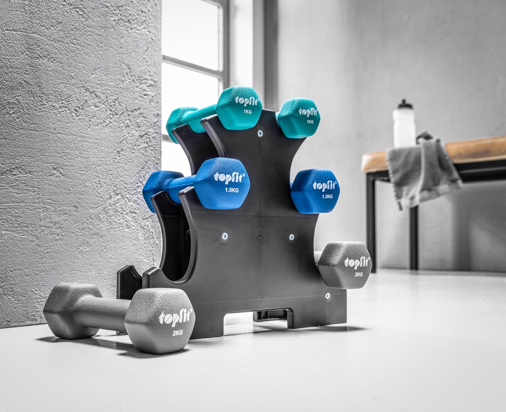 TOPFIT Hantel 6er Set 1 kg, 1.5 kg, 2 kg