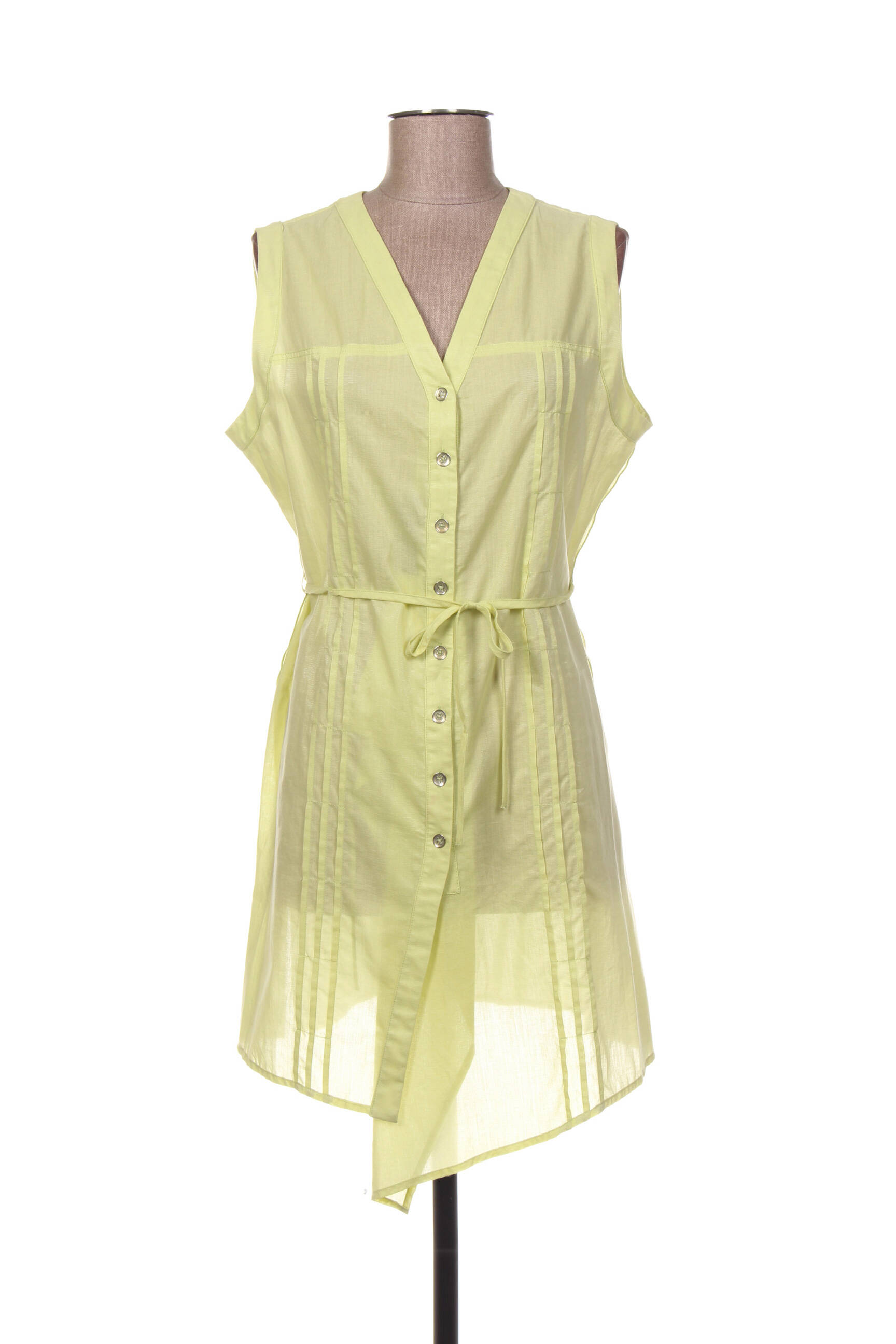 Fred Sabatier Tuniquesansmanche Femme couleur vert