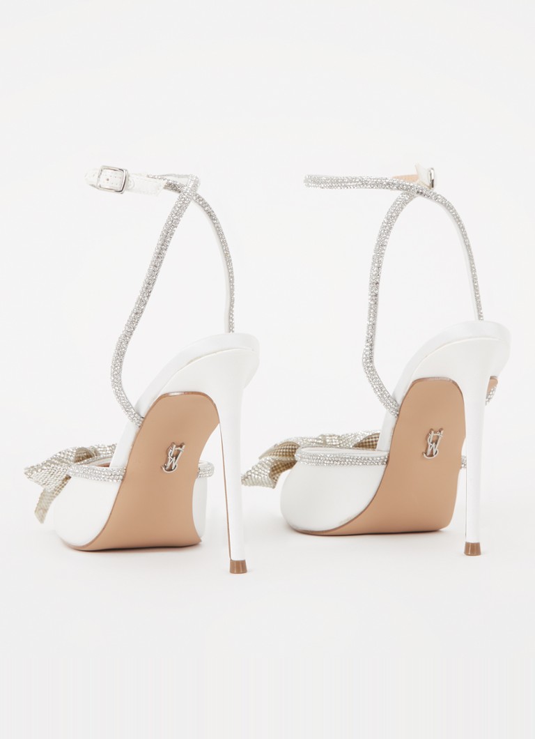 Steve Madden Vamonos satenske sandale s cirkonima