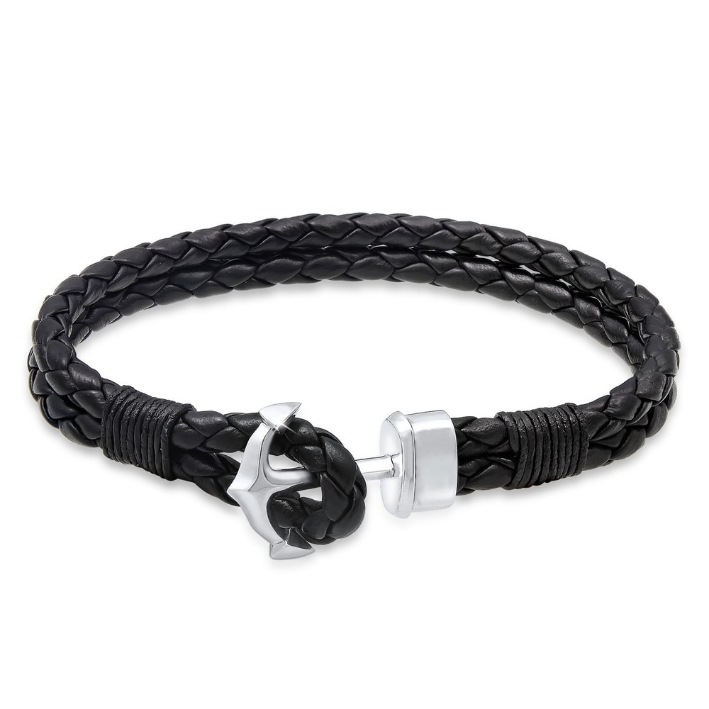 KUZZOI KUZZOI Bracelet Bracelet Hommes - (925/1000) Argent Bracelet