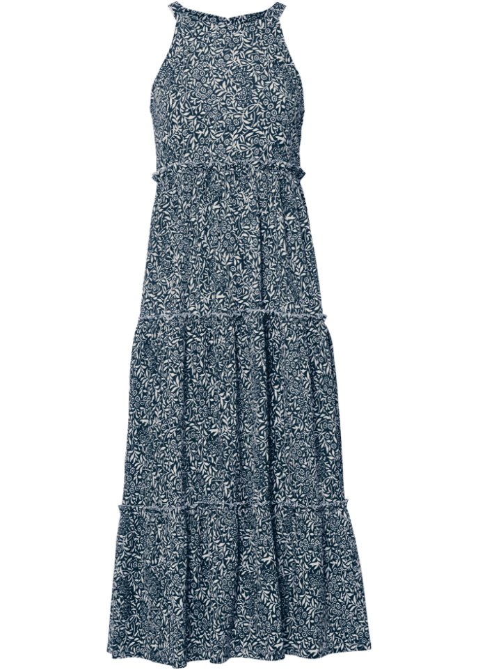 Volant-Jerseykleid