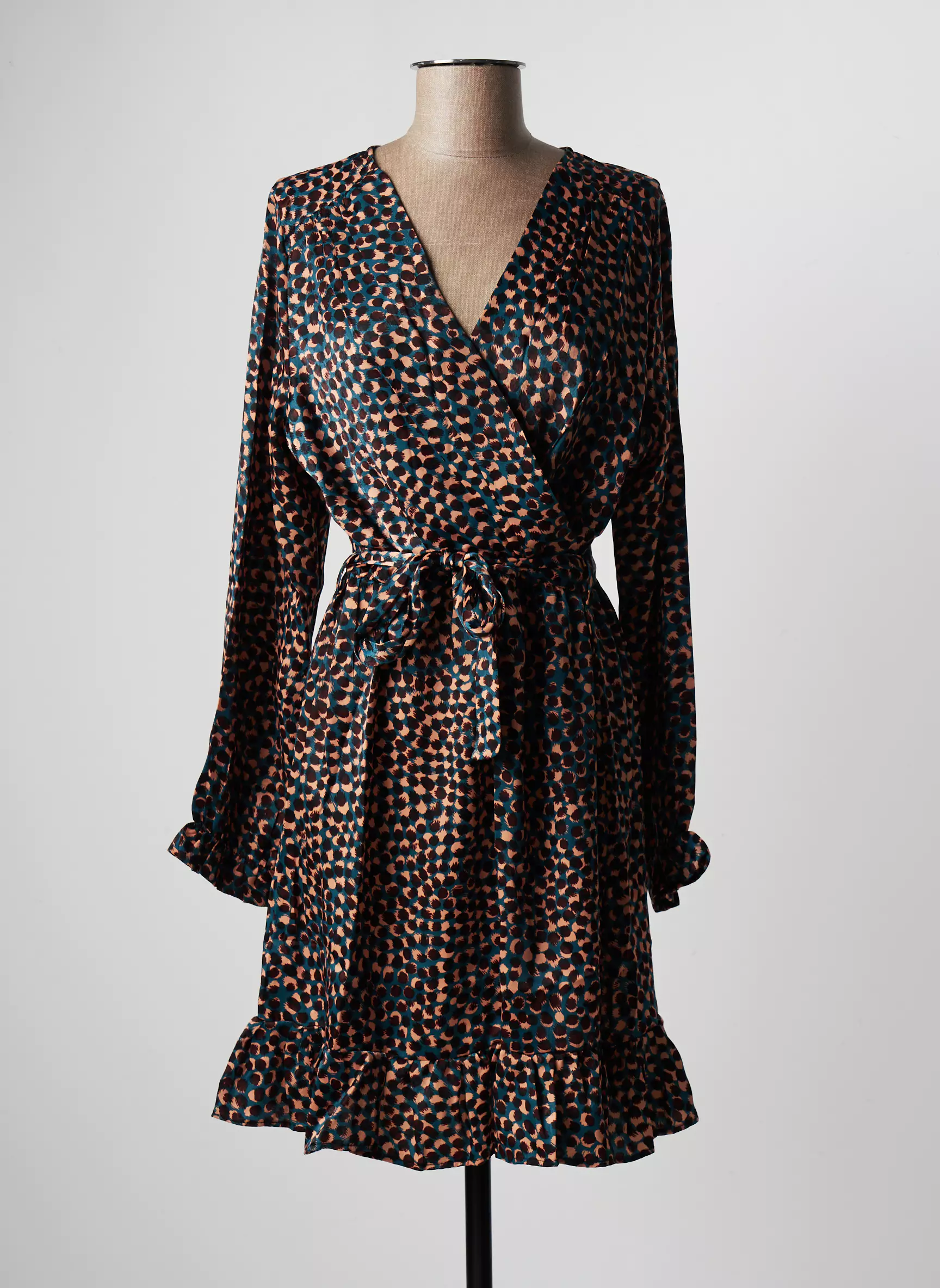 Mod Style Robes Mi Longues Femme couleur vert