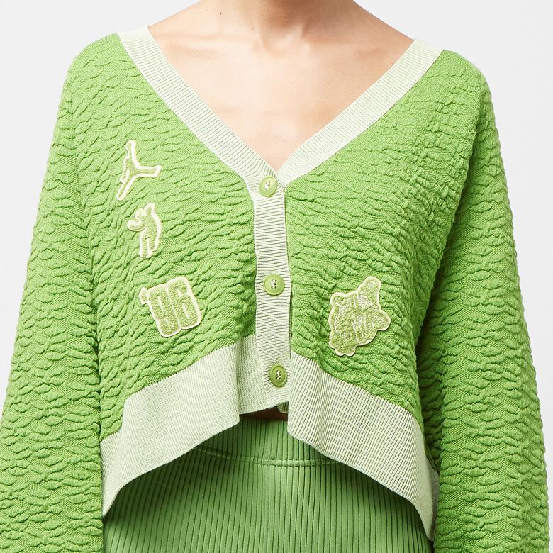 JORDAN x UNION x Bephie's Beauty Supply Cardigan chlorophyll/lime ice