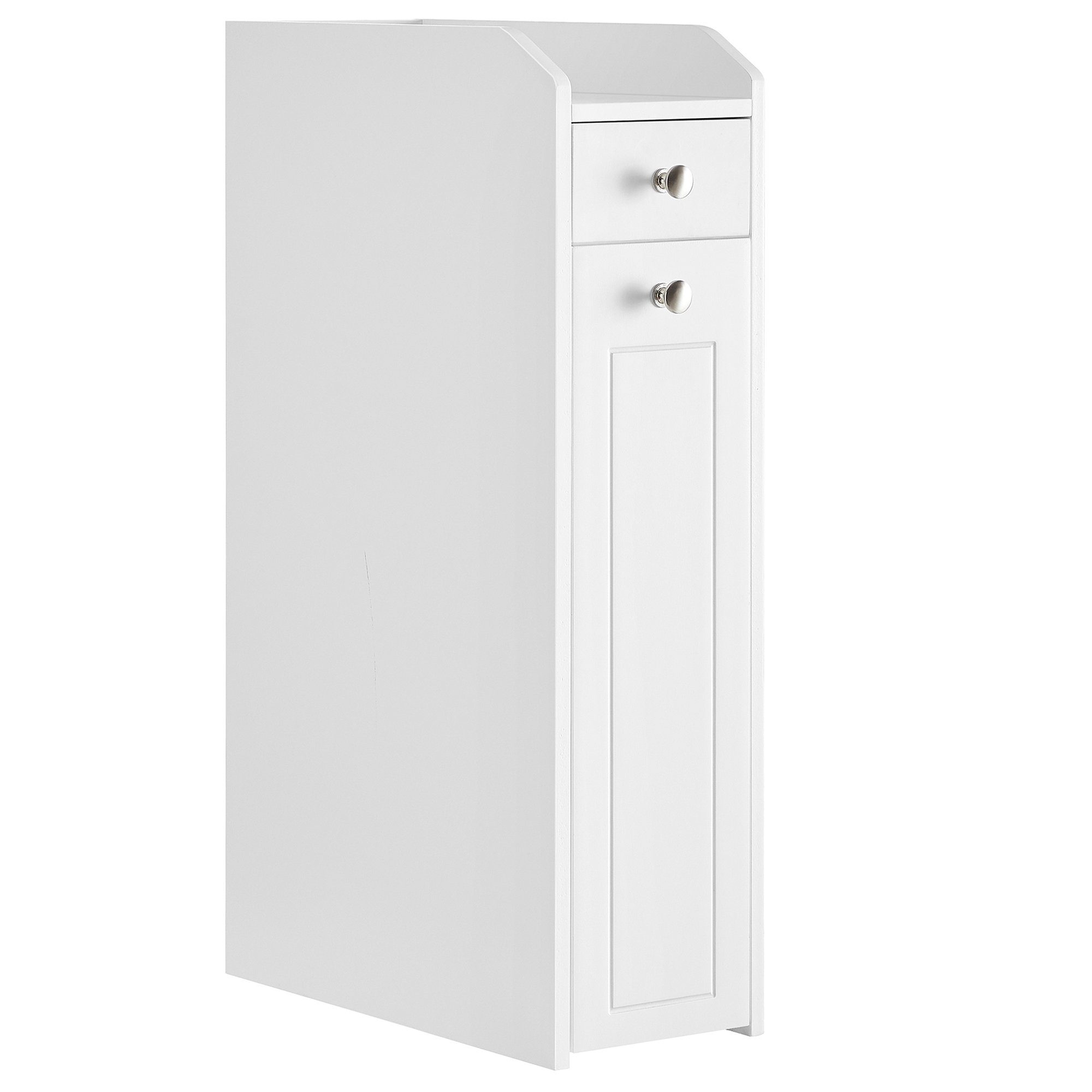 VASAGLE Badkommode Badezimmerschrank, Toilettenschrank mit Schubladen