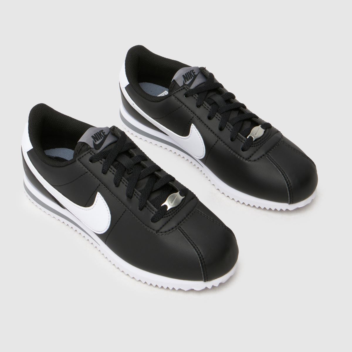 Nike fekete-fehér Cortez gyerek cipők