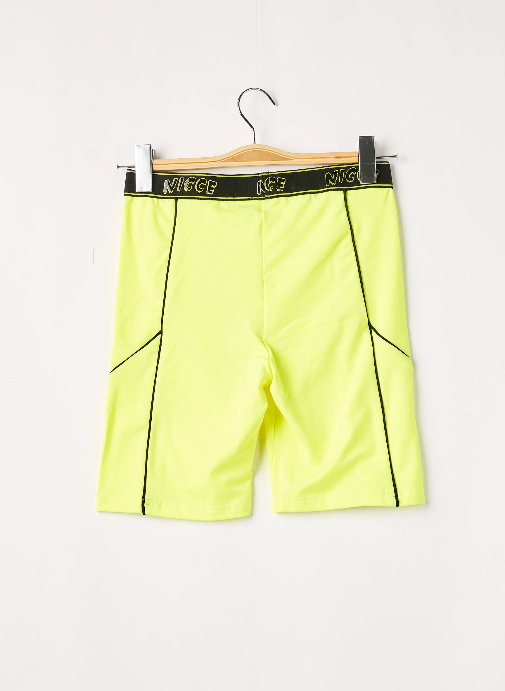Nicce Shorts 1 Femme couleur jaune