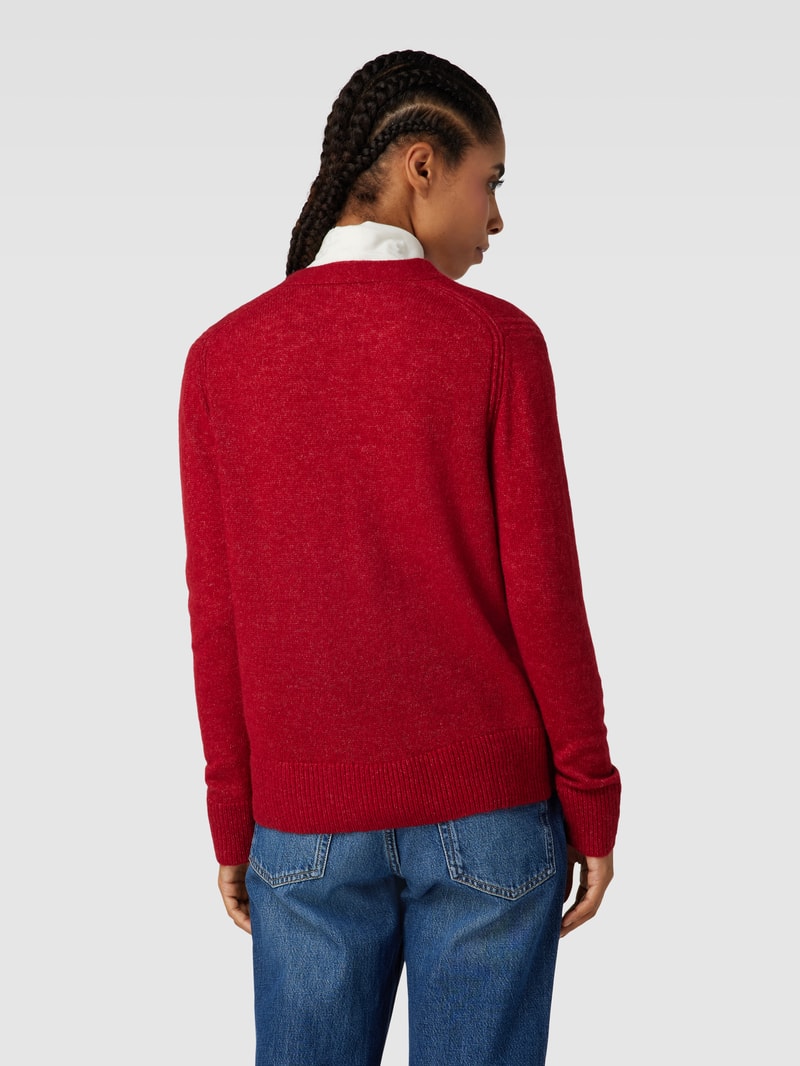 Cardigan mit Label-Detail Modell 'Style.Alicia' in rot