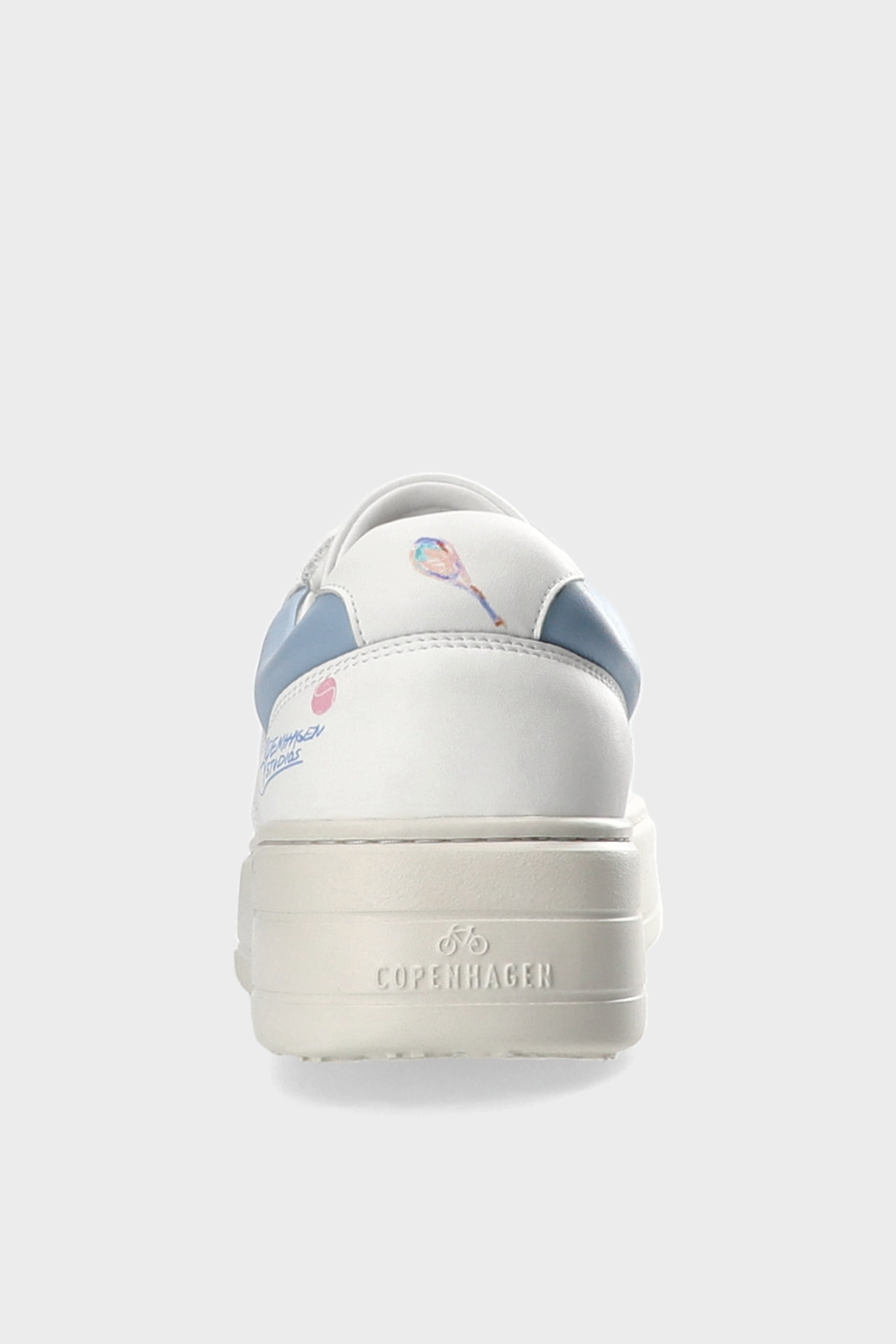 CPH MELBOURNE - leather - white/light blue