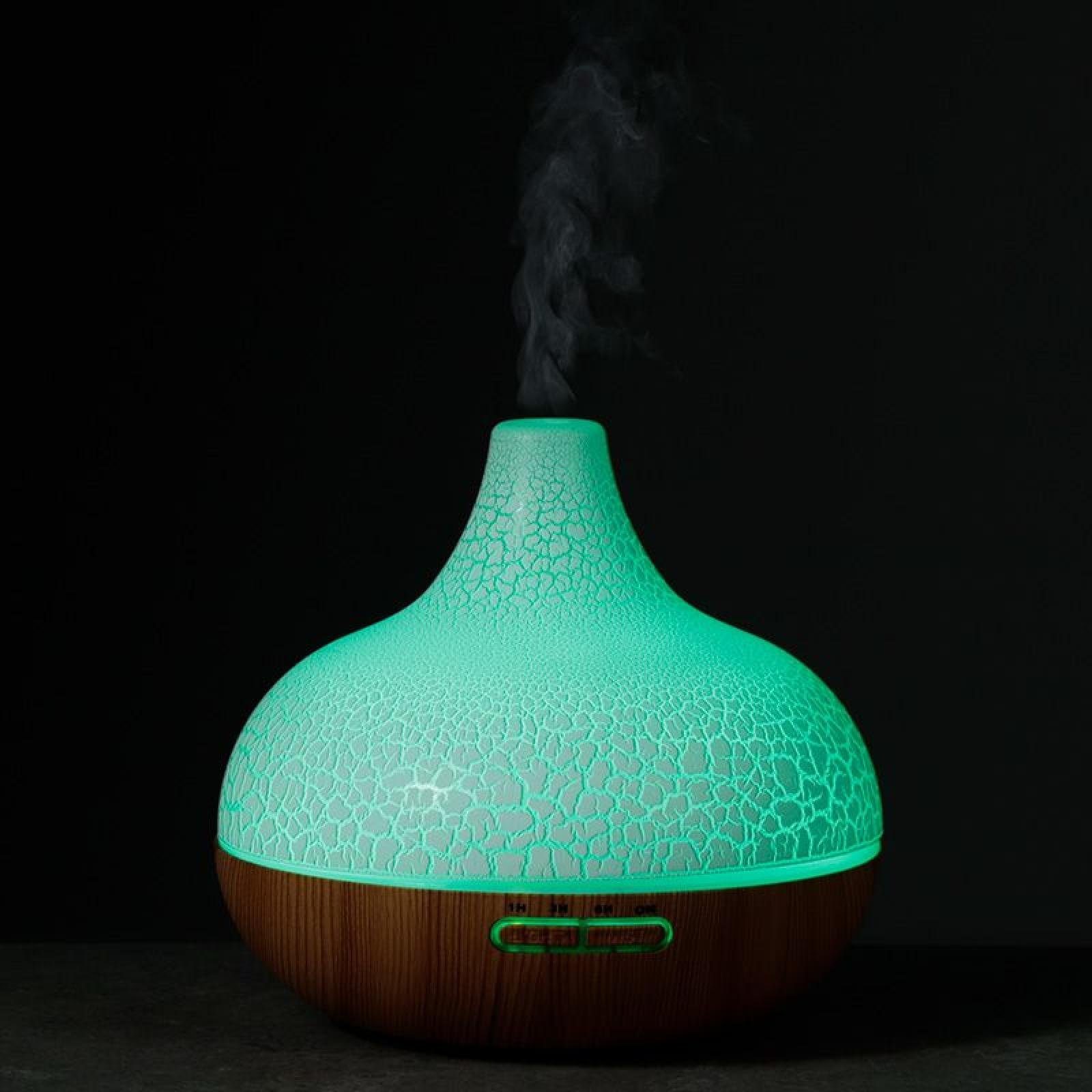 Puckator Diffuser Eden Elemental tropfenformiger farbwechselnder USB Duftöl Diffuser Luf