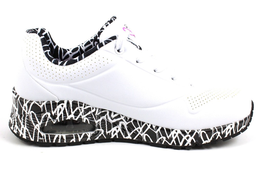 SKECHERS Freizeit Schnürer weiss