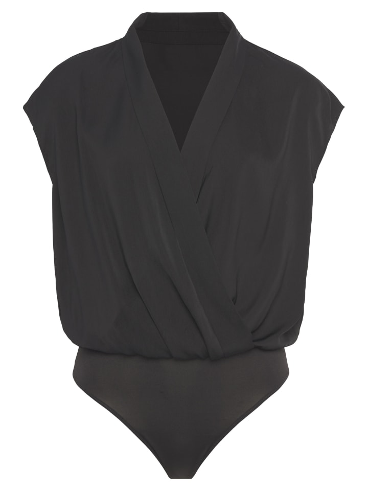 LASCANA Blusenbody in schwarz günstig kaufen