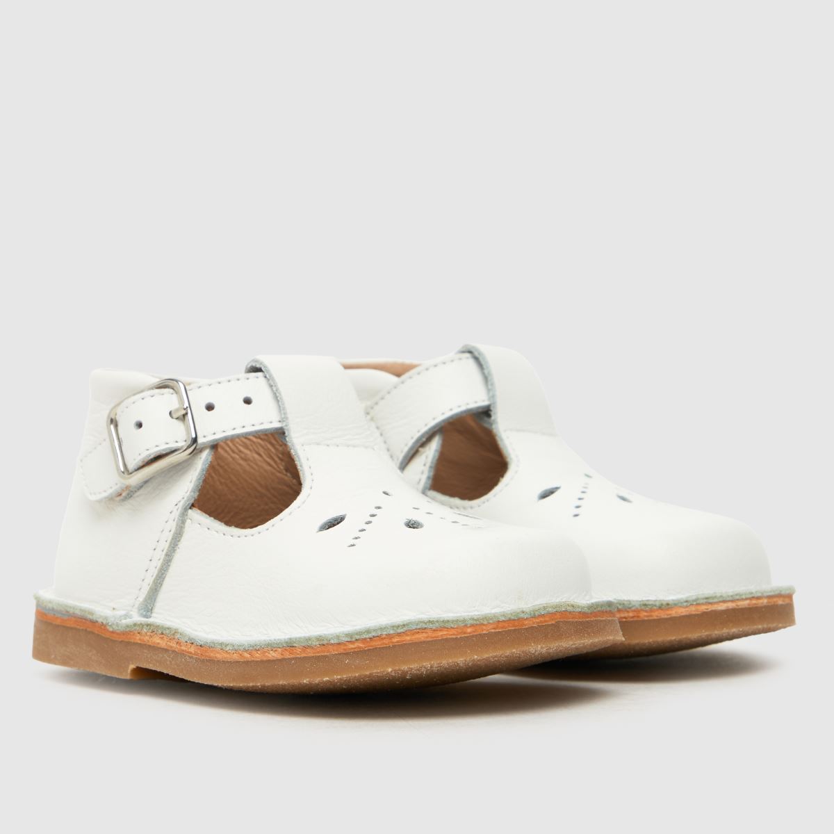 Schuh fehér Cleo babakocsi Lány babacsizma