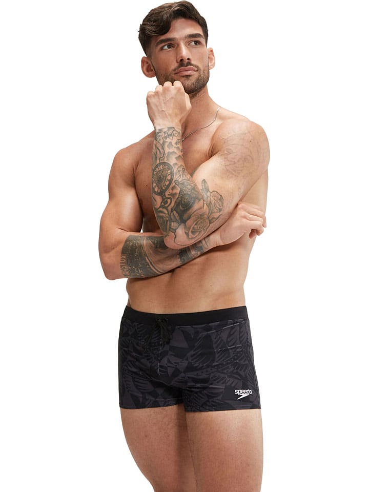 Speedo Badehose in Schwarz/ Grau günstig kaufen