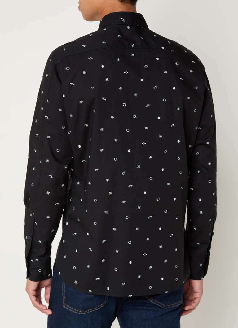 Camisa HUGO BOSS Remington_M de corte regular com estampa