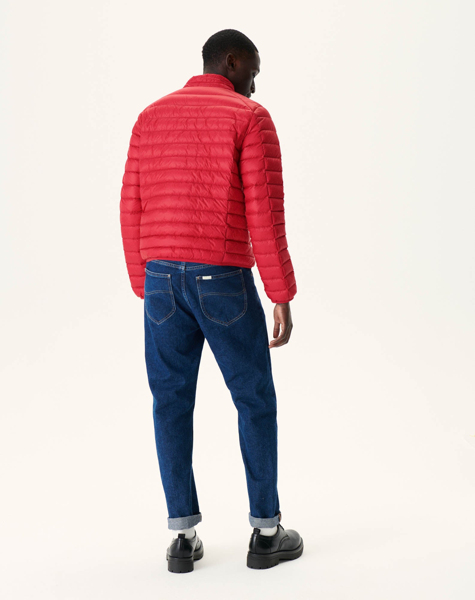 Doudoune légère Rouge Mat