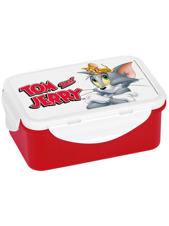 Geda Labels Brotdose Tom & Jerry in Rot - 16x10,5x6,5cm günstig kaufen onesize