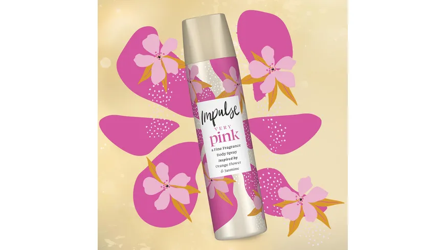 Impulse Deospray Very Pink ohne Aluminium 75 ml 75 ml