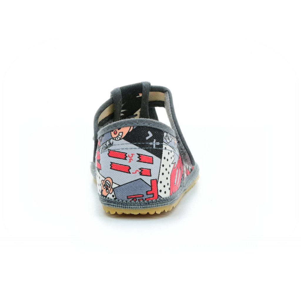 Beda Comics Canvas Hausschuhe (BF-060010/W)