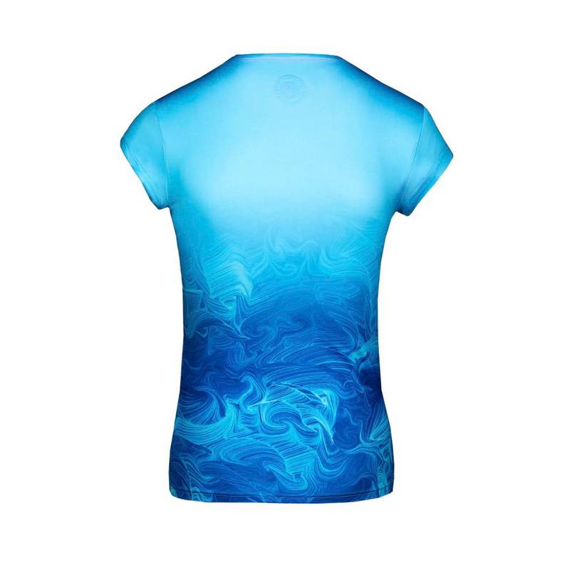 BIDI BADU Bella 2.0 Tech V-Neck Tee Tennisshirt Damen