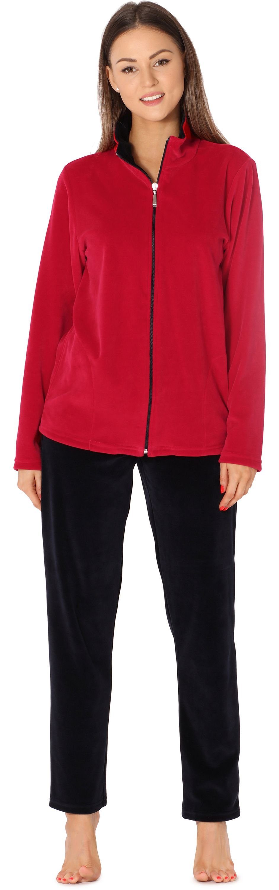 Merry Style Trainingsanzug Damen Velours Freizeitanzug Hausanzug