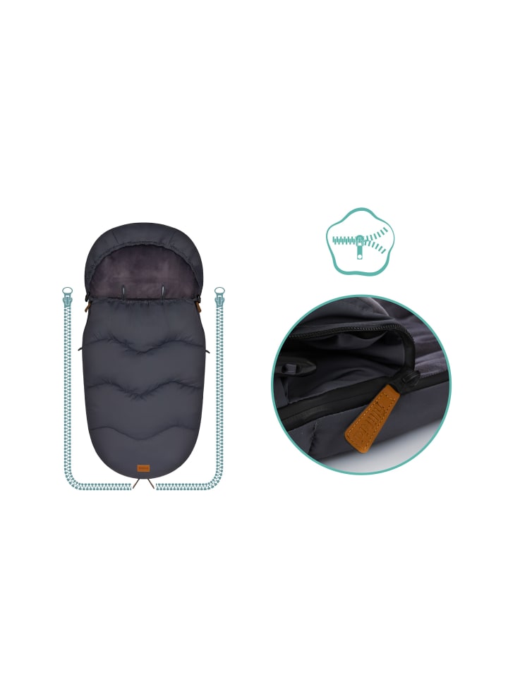 fillikid Winterfußsack Ogre Exklusiv in Grau günstig kaufen onesize