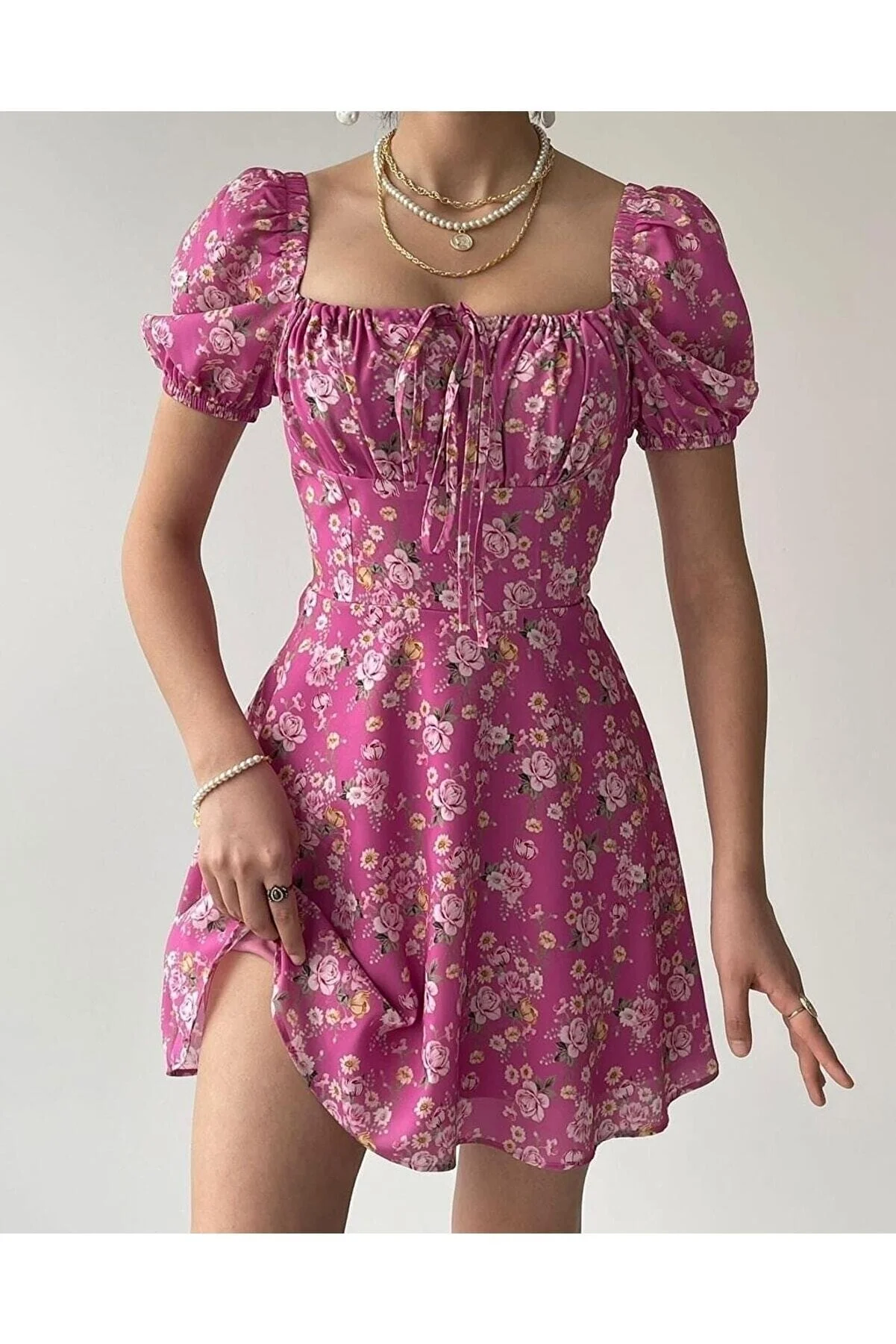 Afiş Butik  Kleid - Rosa - Mini