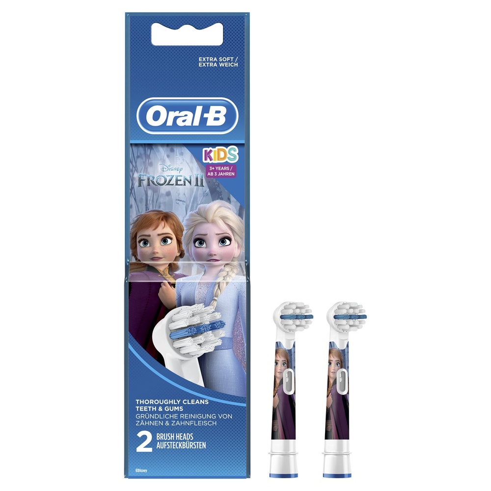 oral-b Oral-B Brossettes Disney La reine des neiges 2,Lot de 2 Brossettes De Rechange