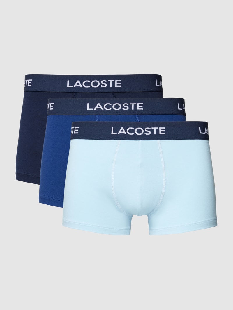 Trunks mit Label-Bund im 3er-Pack in marineblau