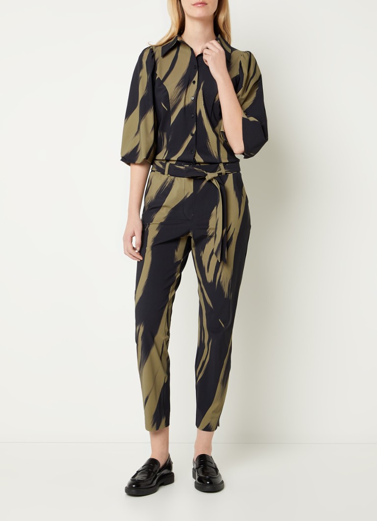 Bluza Studio Anneloes Elise Forest od putne tkanine s balon rukavima