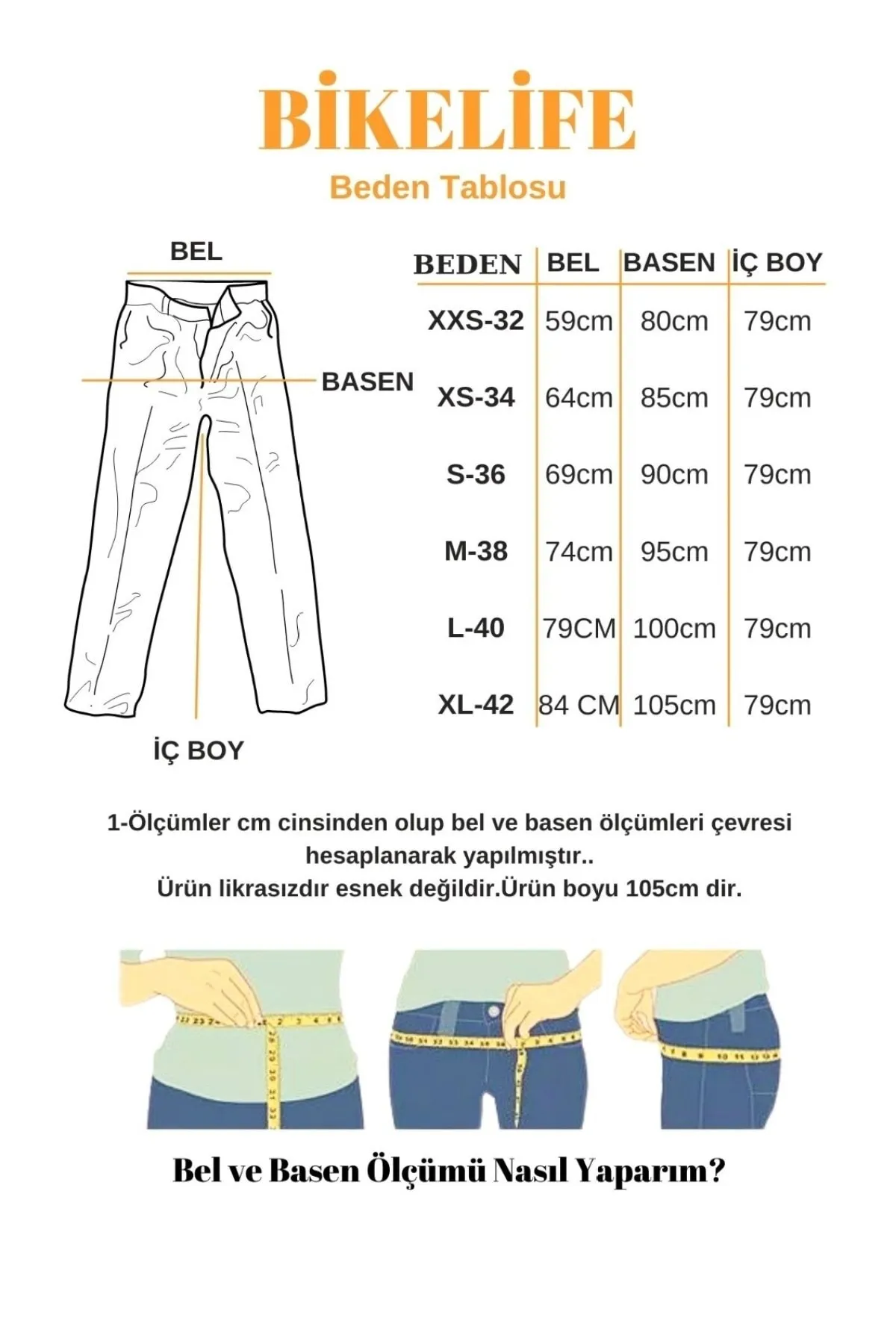 BİKELİFE  Weiße Palazzo-Hose mit weitem Bein und hoher Taille für Damen