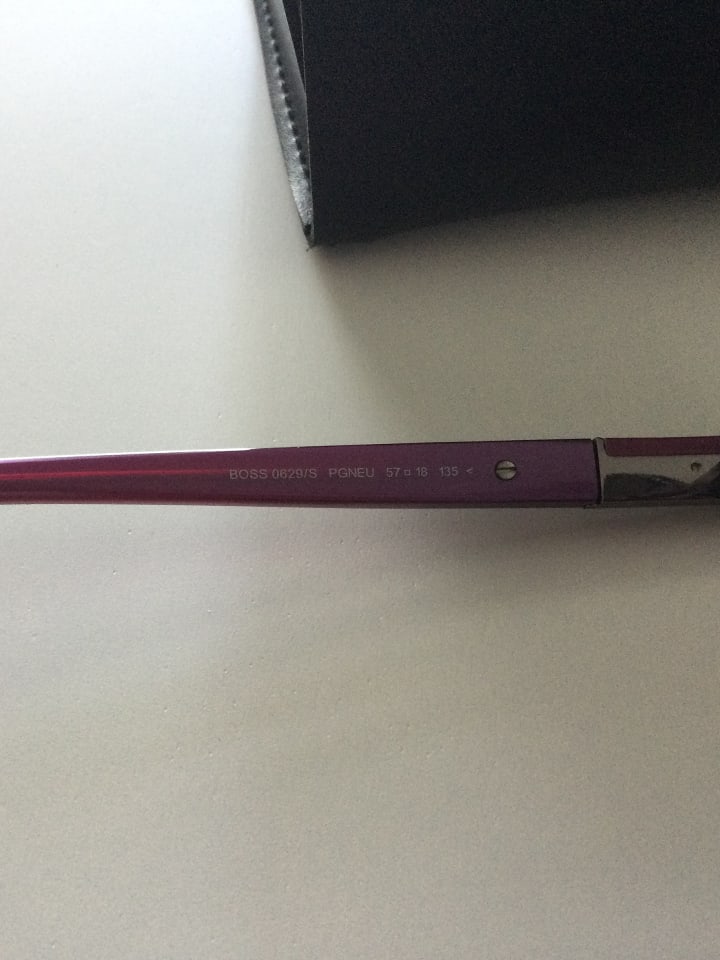 Hugo Boss Damen-Sonnenbrille in Pink/ Grau günstig kaufen 57