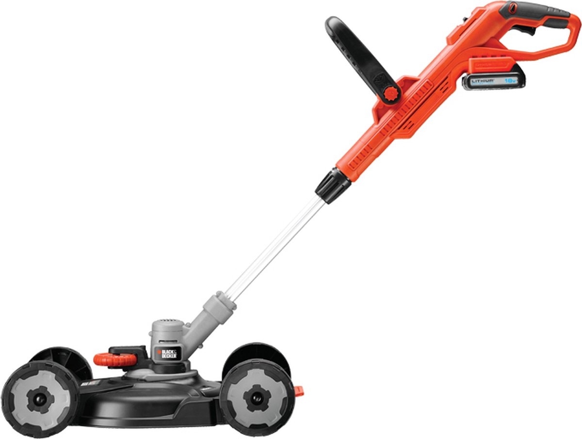 Black & Decker STC1820CM-QW Grastrimmer 3-în-1 18 volți 2,0 Ah Li-ion și scară