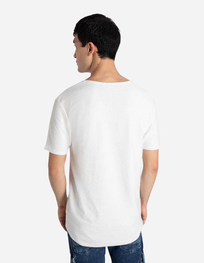 T-Shirt - Gerollte Abschlüsse