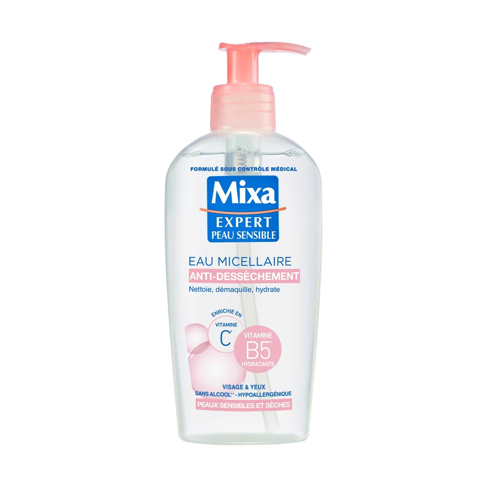 mixa Expert Peau Sensible Eau micellaire anti-dessèchement