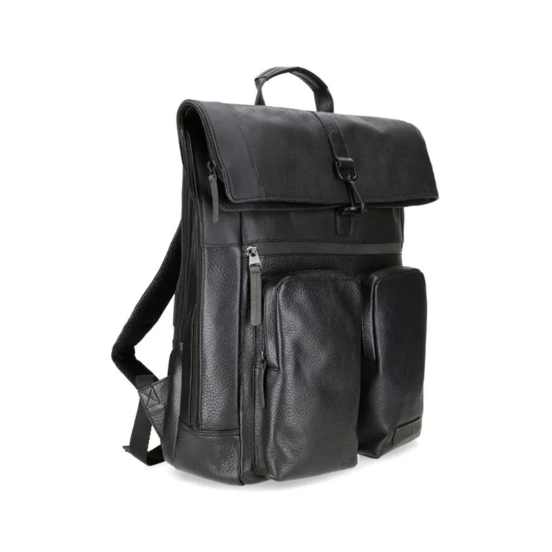 Jost STOCKHOLM Kurierrucksack mit Fronttasche - schwarz