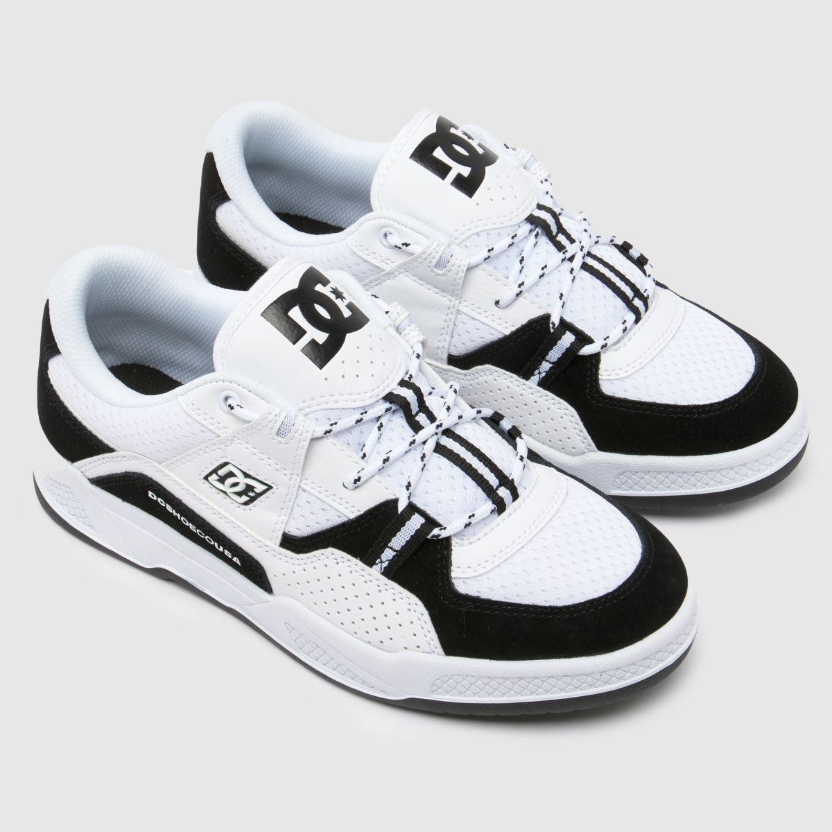 DC Construct-sneakers i vitt och svart