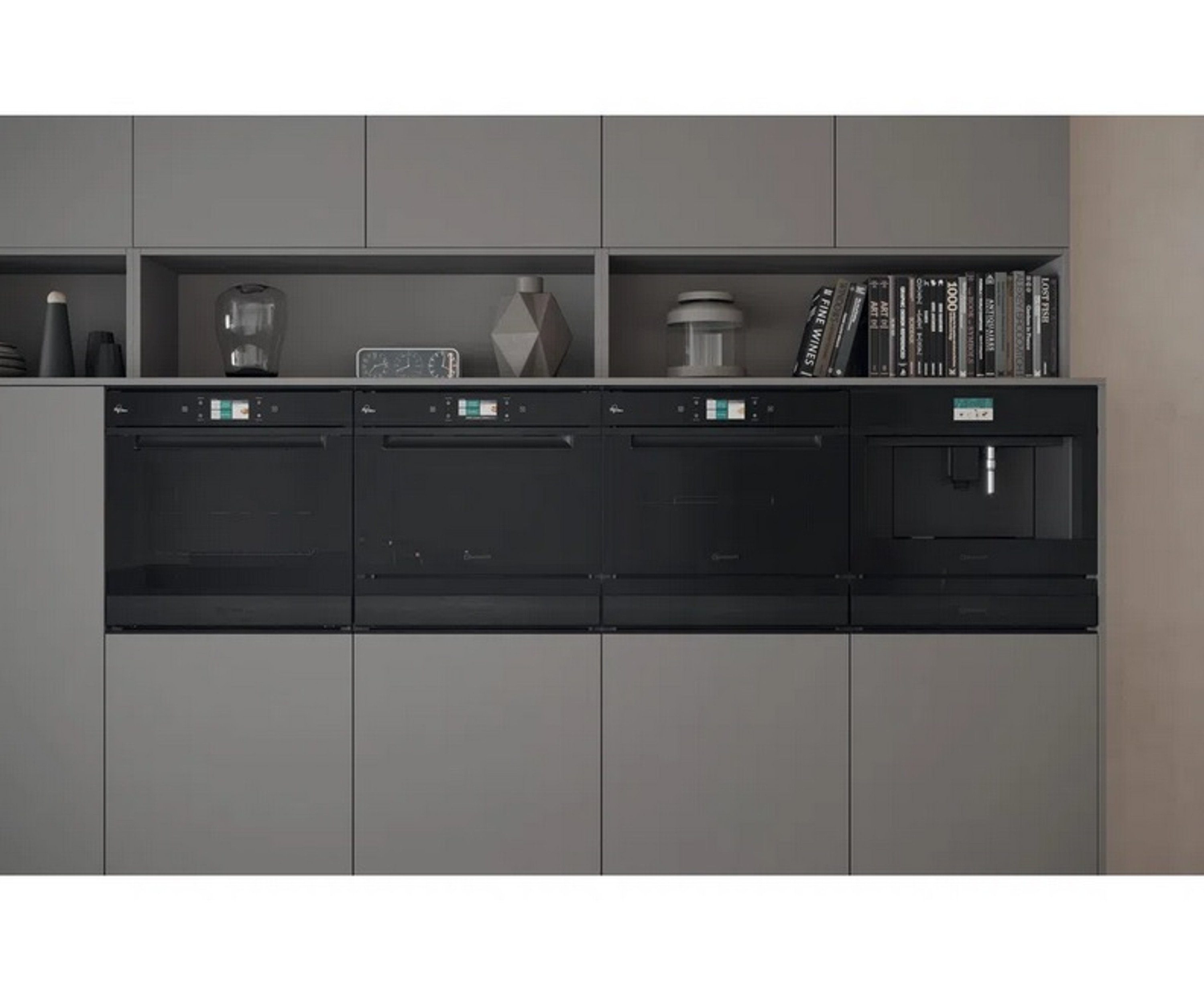 BAUKNECHT Einbau-Kaffeevollautomat KMT11F45, Cappuccino-Funktion, Dampf und Heißwasserfunktion, Entkalkungsprogramm