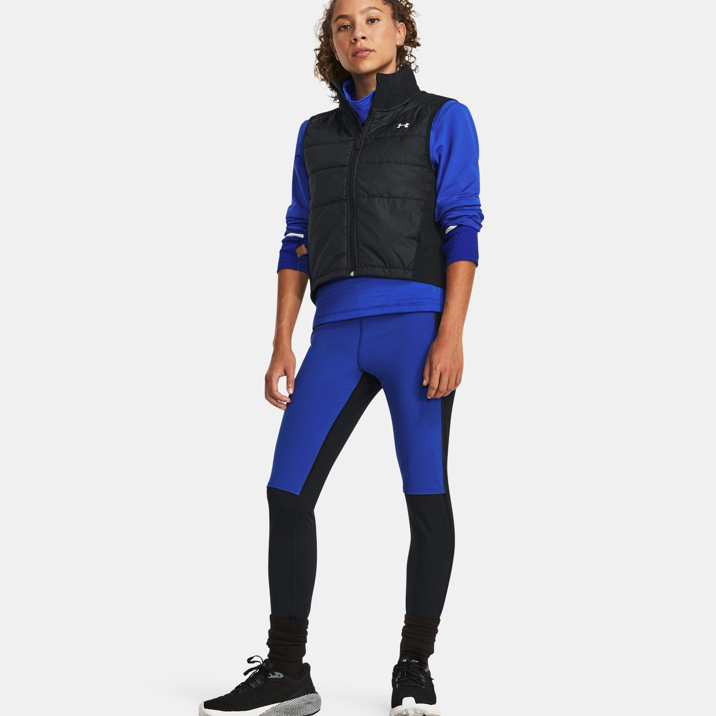 Qualifier Cold Tight Damen - Schwarz, Blau