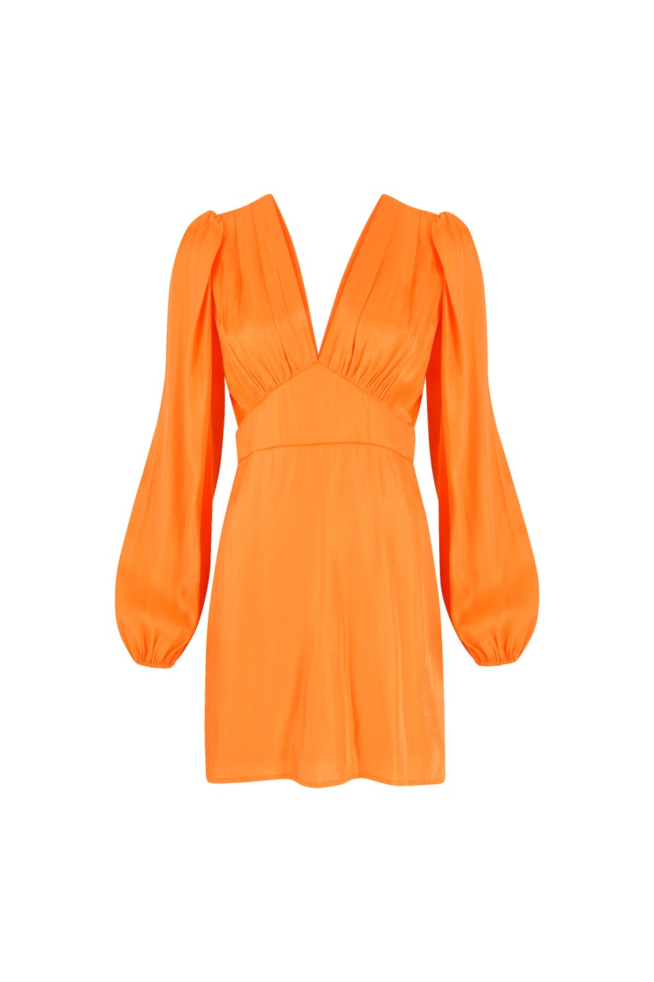 Puff sleeve mini dress