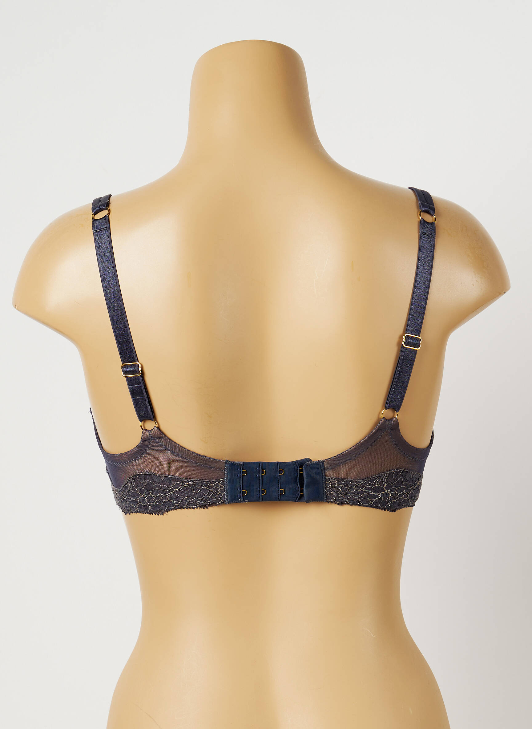 Cache Coeur Lingerie Maternite Femme couleur bleu