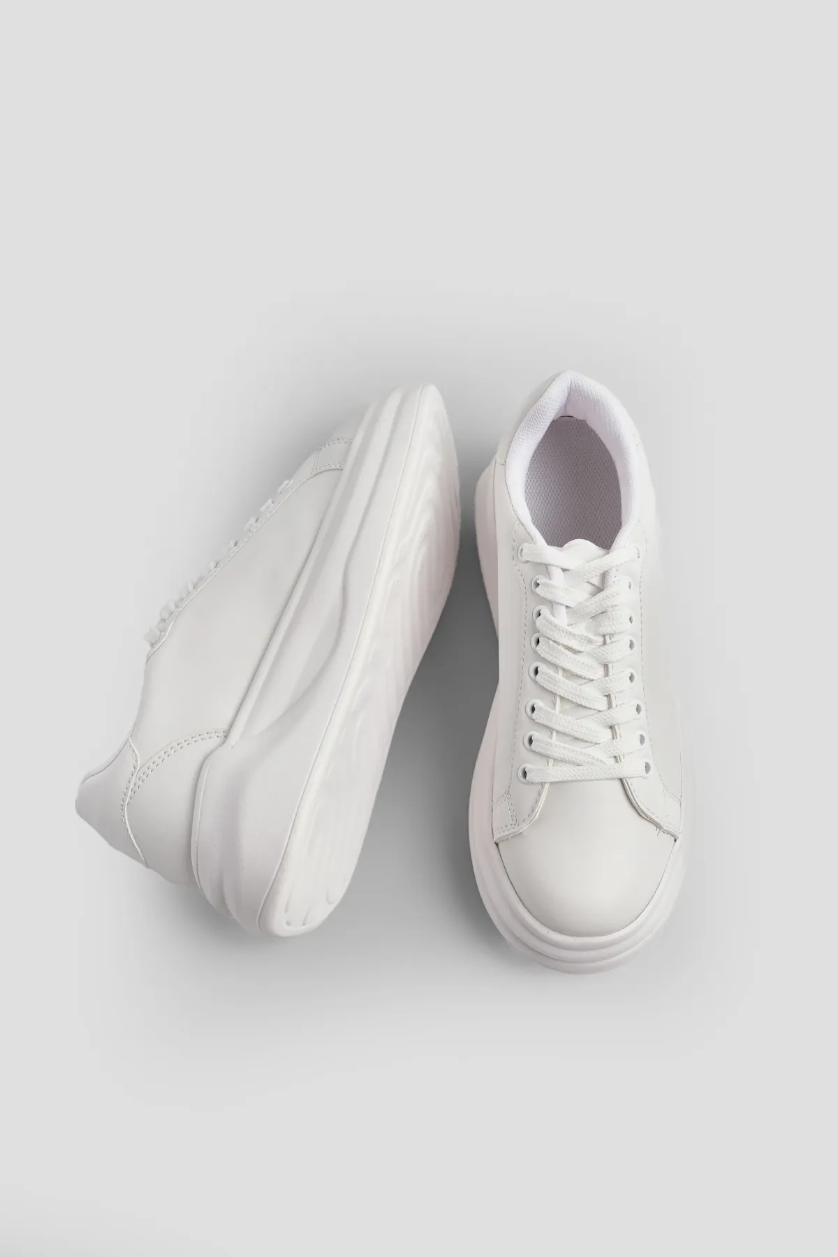Marjin  Sneaker - Weiß - Flacher Absatz
