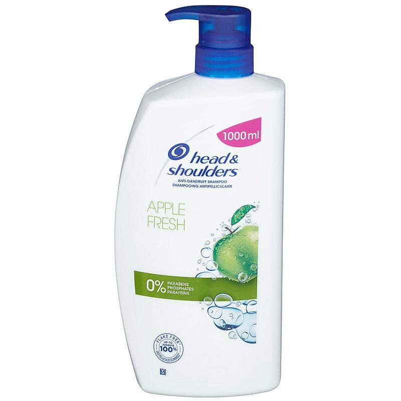 H&S H&S shampoo m/pumpe 1 l Apple fresh