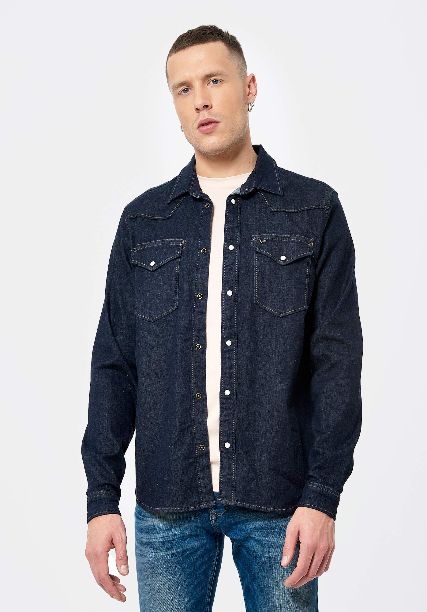 DIEGO  Chemise en jean brut Homme