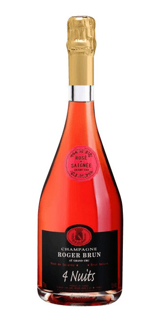 Roger Brun 4 Nuits Brut Nature Rose de Saignee 2017