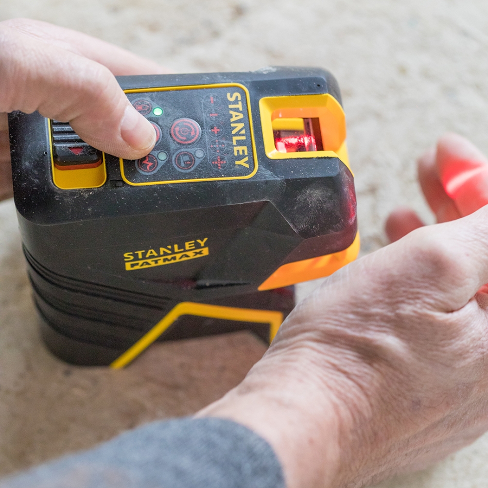 Stanley FMHT1-77415 FatMax Cross Line + 5-punktowy laser czerwony
