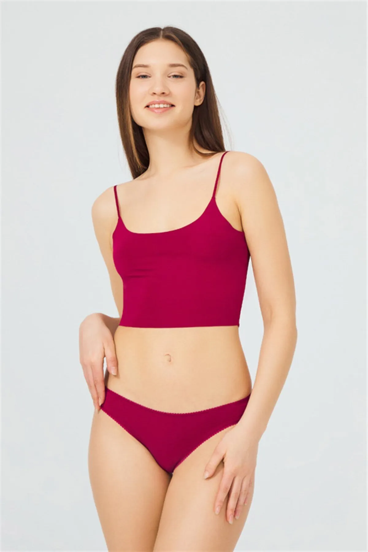 Cottonhill  Cotton Basic Damen-Brasilienhöschen im 5er-Pack