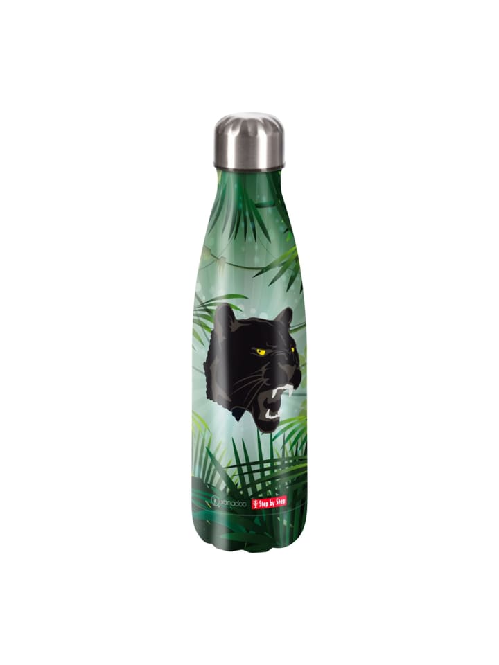 Step by Step Edelstahltrinkflasche in Wild Cat Chiko, Edelstahl günstig kaufen 28